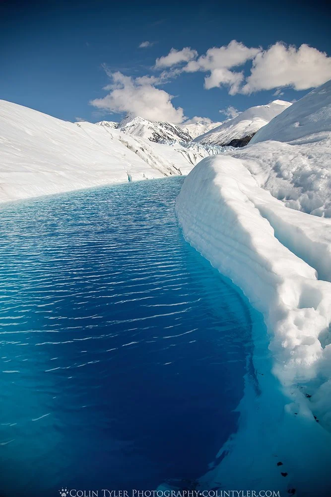 Glacial Pool on Knik Glacier