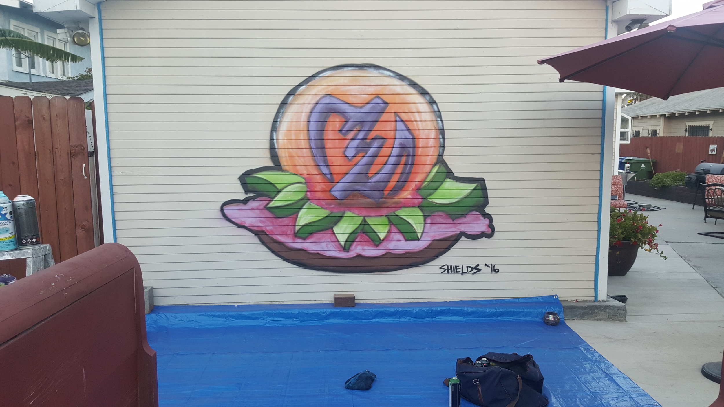 Experimenting turned out well. Adinkra Dragonball.