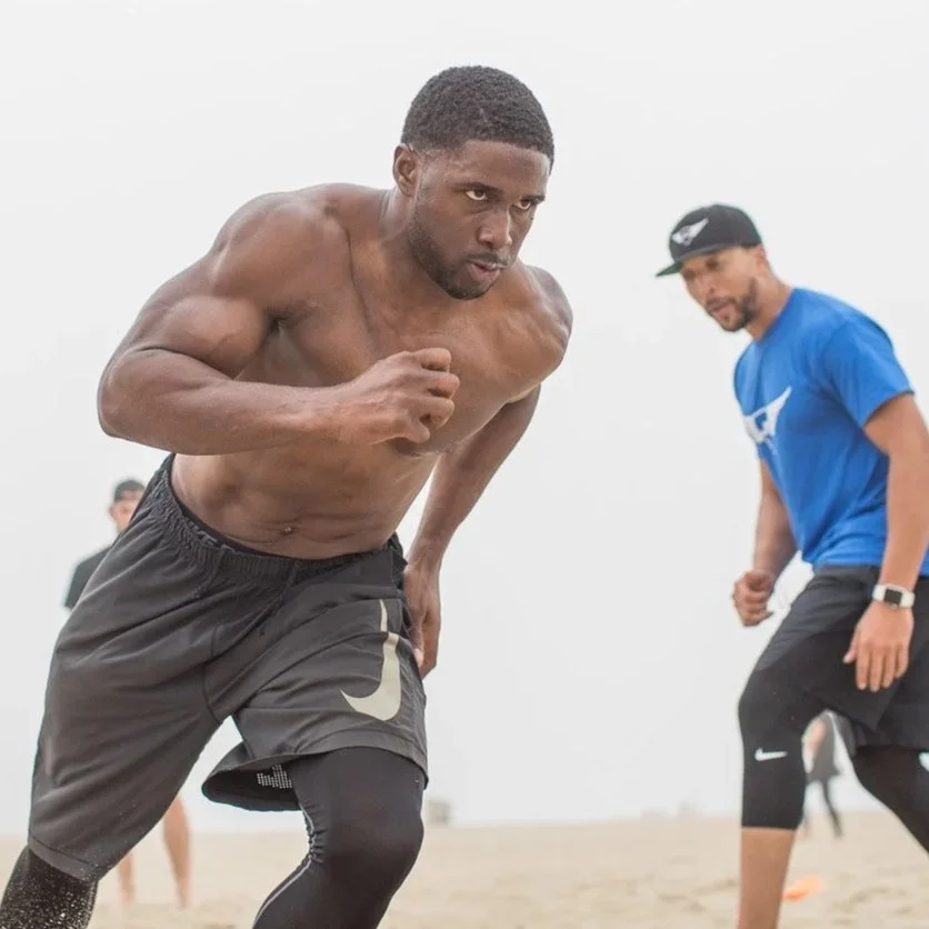 Jamal Liggin training Reggie Bush