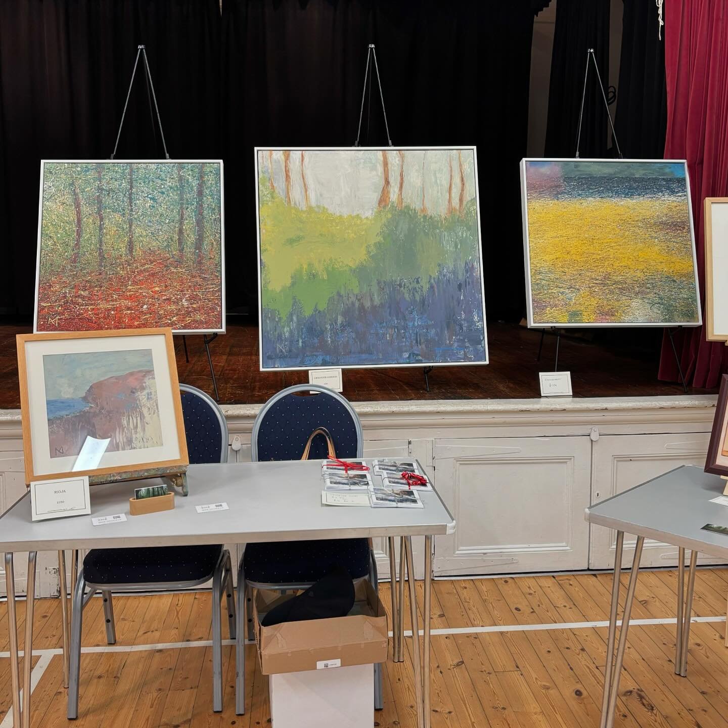 Art Exhibition at Merriott Village Hall.
We&rsquo;re open until 4pm, despite the weather. 
.
.
#artexhibition #localartists