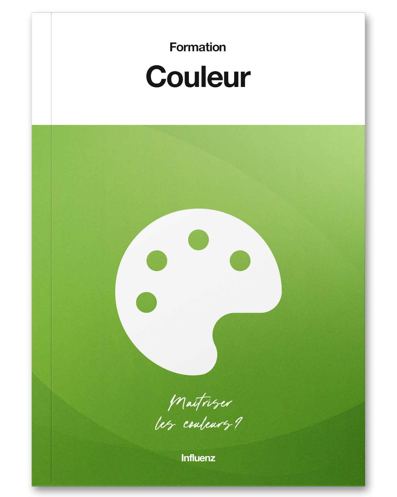 Mockup: formation couleur (ebook vert)