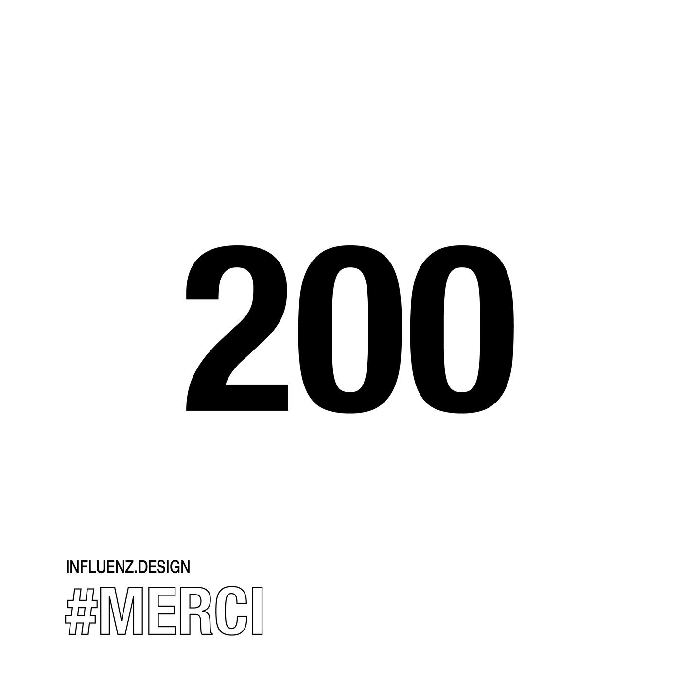 [&nbsp;perso&nbsp;] &mdash; Vous &ecirc;tes d&eacute;sormais plus de 200 &agrave; suivre Influenz sur Instagram! Merci &agrave; tous! 🙂

#influenz #design #art #photographie #illustration #typographie #graphisme #webdesign #formation #cours #suisse 