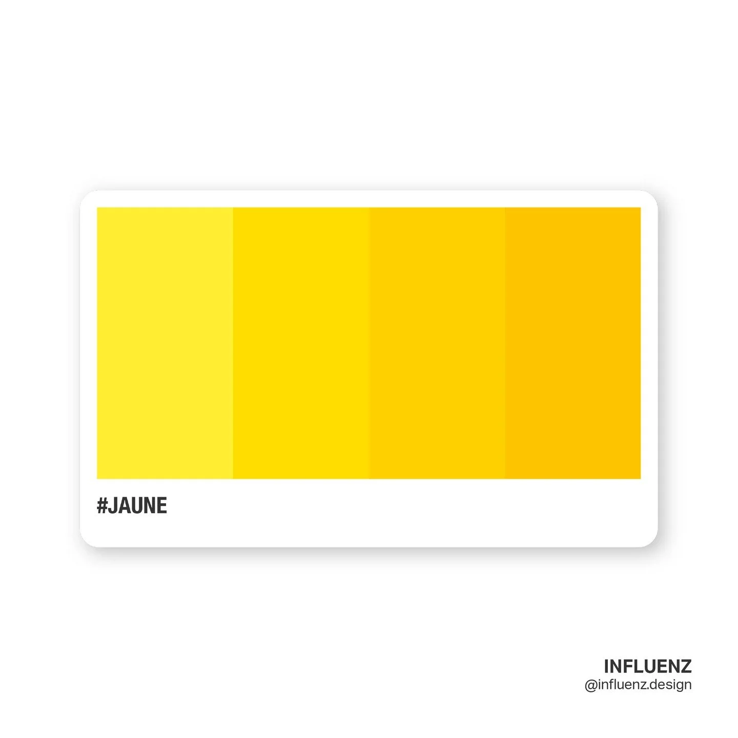[&nbsp;COULEUR&nbsp;] &ndash; Le jaune: joie, positivit&eacute; &amp; cr&eacute;ativit&eacute;&hellip; 

#influenz #art #design #couleur #jaune #nuancier #palette