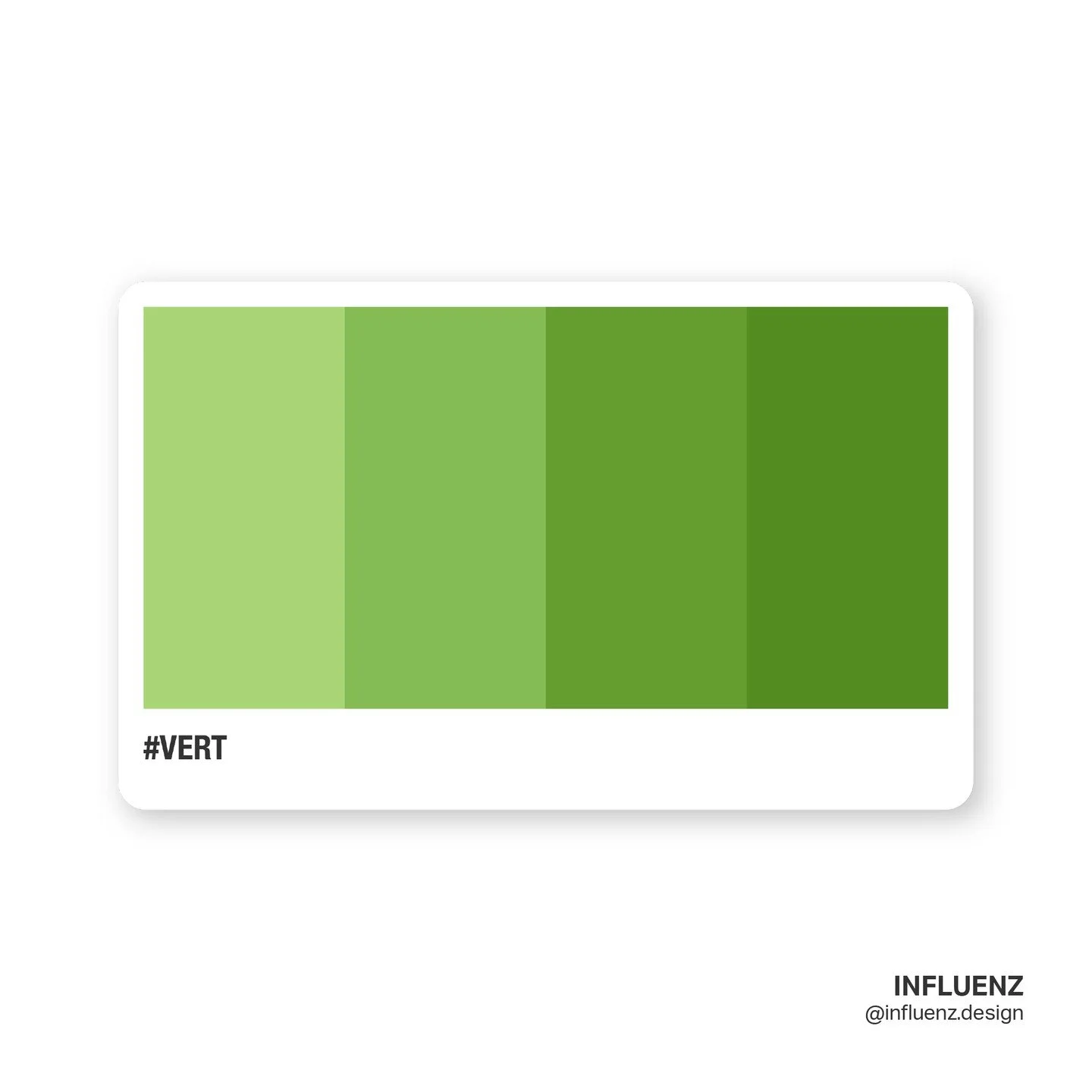 [&nbsp;COULEUR&nbsp;] &ndash; Le vert: prosp&eacute;rit&eacute;, naturel &amp; renouveau&hellip; 

#influenz #art #design #couleur #vert #nuancier #palette