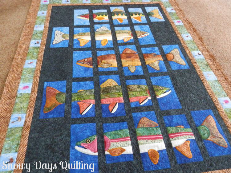 Trout of Montana Trailhead Country — Snowy Days Quilting