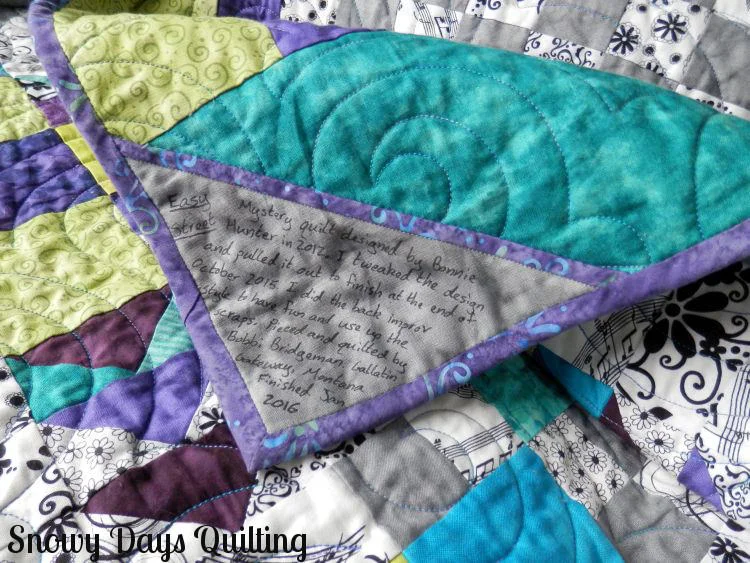 Easy Street Quilt — Snowy Days Quilting
