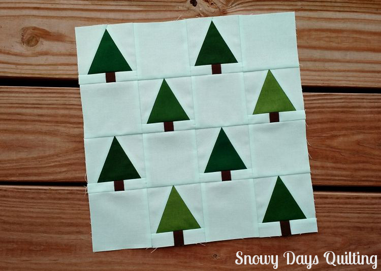 I Wish You a Merry Quilt-A-Long: Tree Farm — Snowy Days Quilting