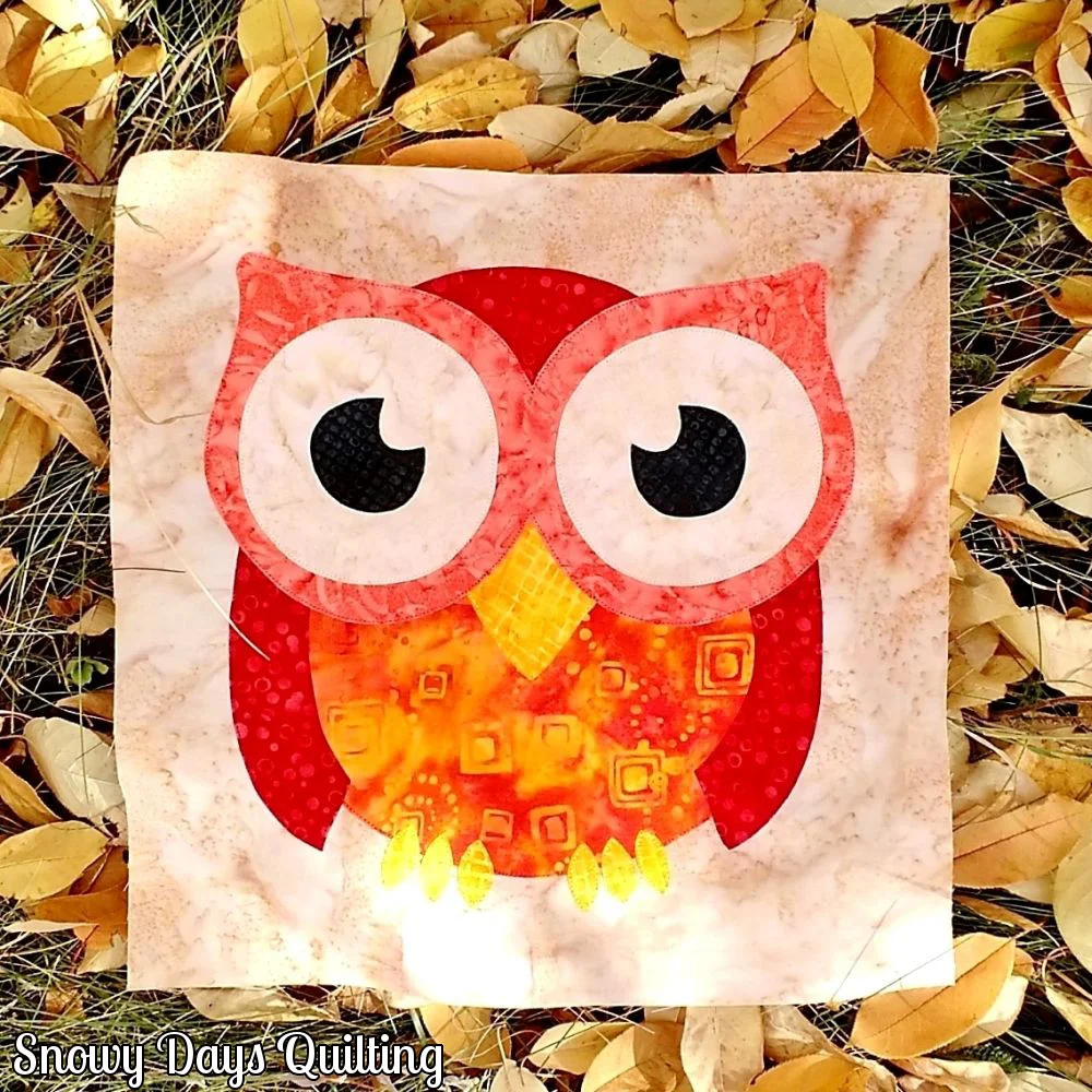 Fall into a Quilt Along: Owl