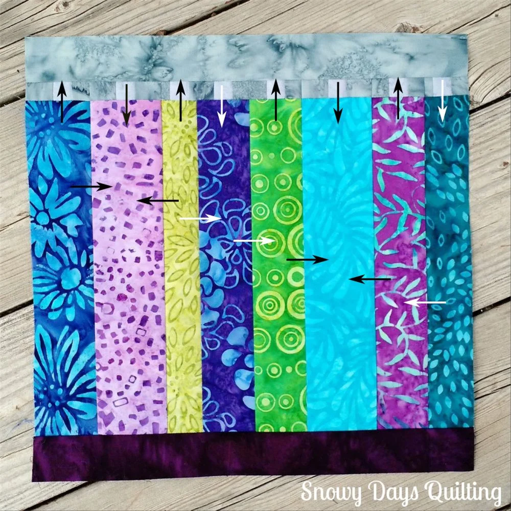 Sew Let's Quilt Along By the Bolt — Snowy Days Quilting