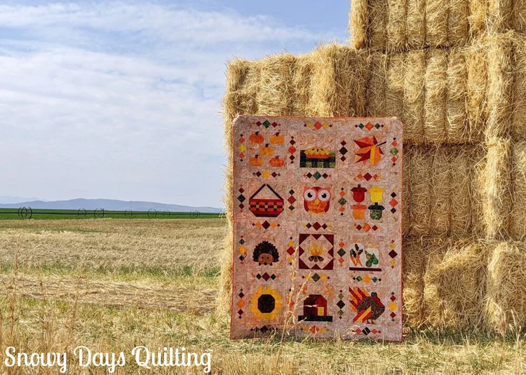 Fall Quilt and Setting Pattern — Snowy Days Quilting