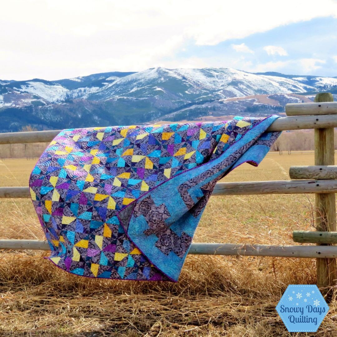 Lesson Learned - This is the quilt that taught me that even with nested seams, pinning still helps. My points have gotten so much better since learning on this quilt! 

This is the bonus quilt from #MissouriStarQuiltCo's Serendipity pattern.
.
.
.
.
