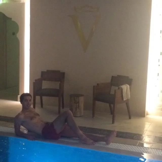 PISCINE, SAUNA, HAMMAM , SOIN CAVALIER SIGNE VALMONT AVANT DE REGAGNER PARIS, WHAT ELSE?