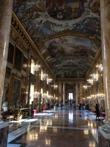 La célébre galerie du Palazzo Colonna, un must!
