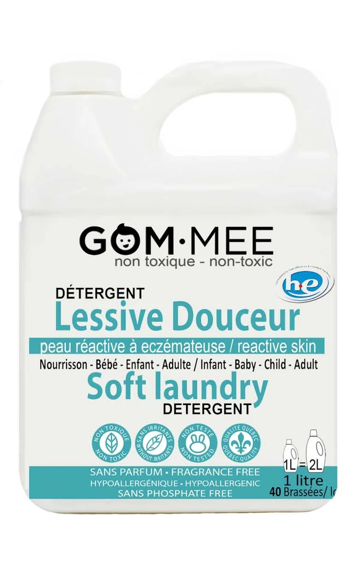 Lessive Peaux Reactives Eczema Hypoallergenique Gommee Gom Mee Croute De Lait Soropon Chapeau Allaitement Eczema