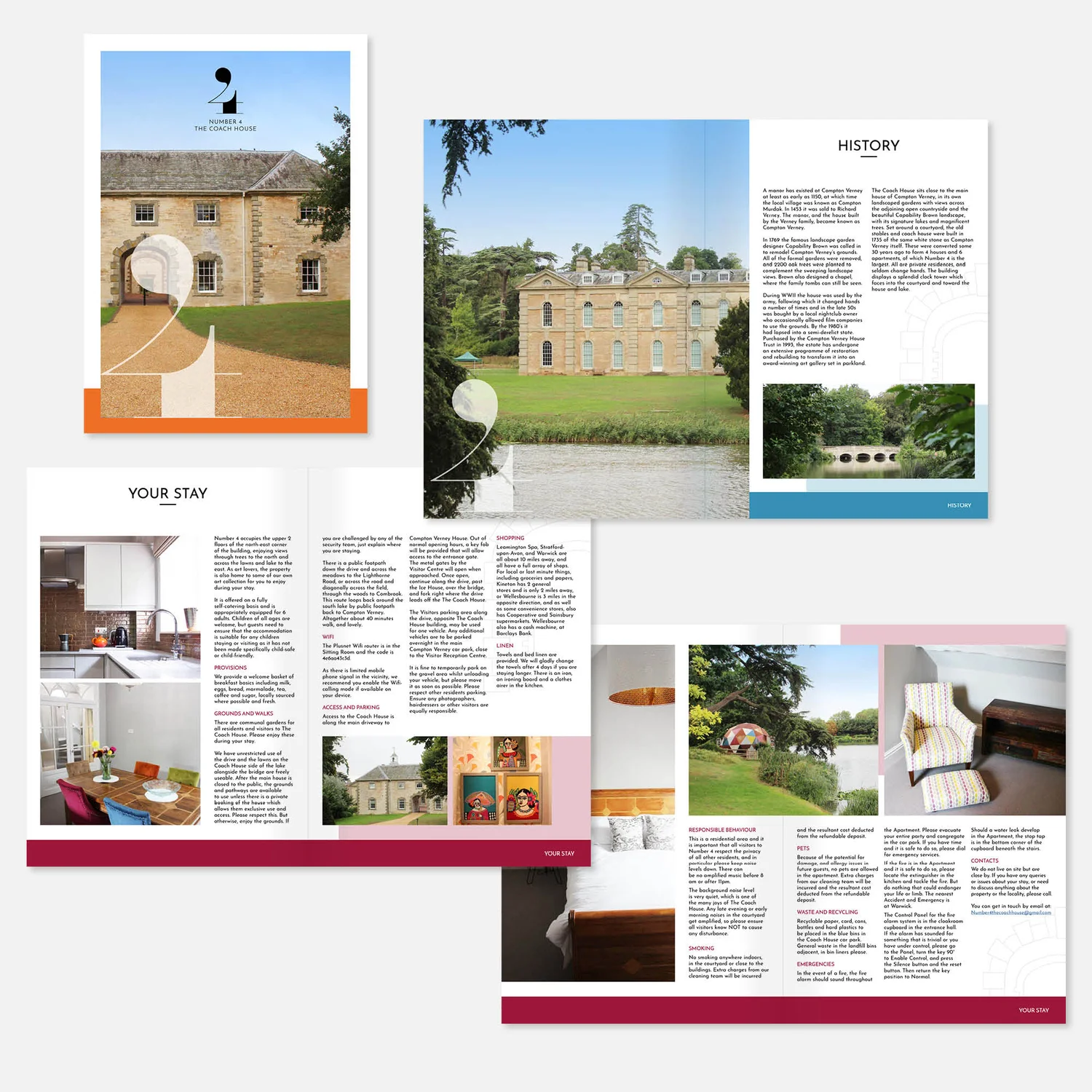 Number 4 Coach House Branding And Design Angela Keeler Prev Next