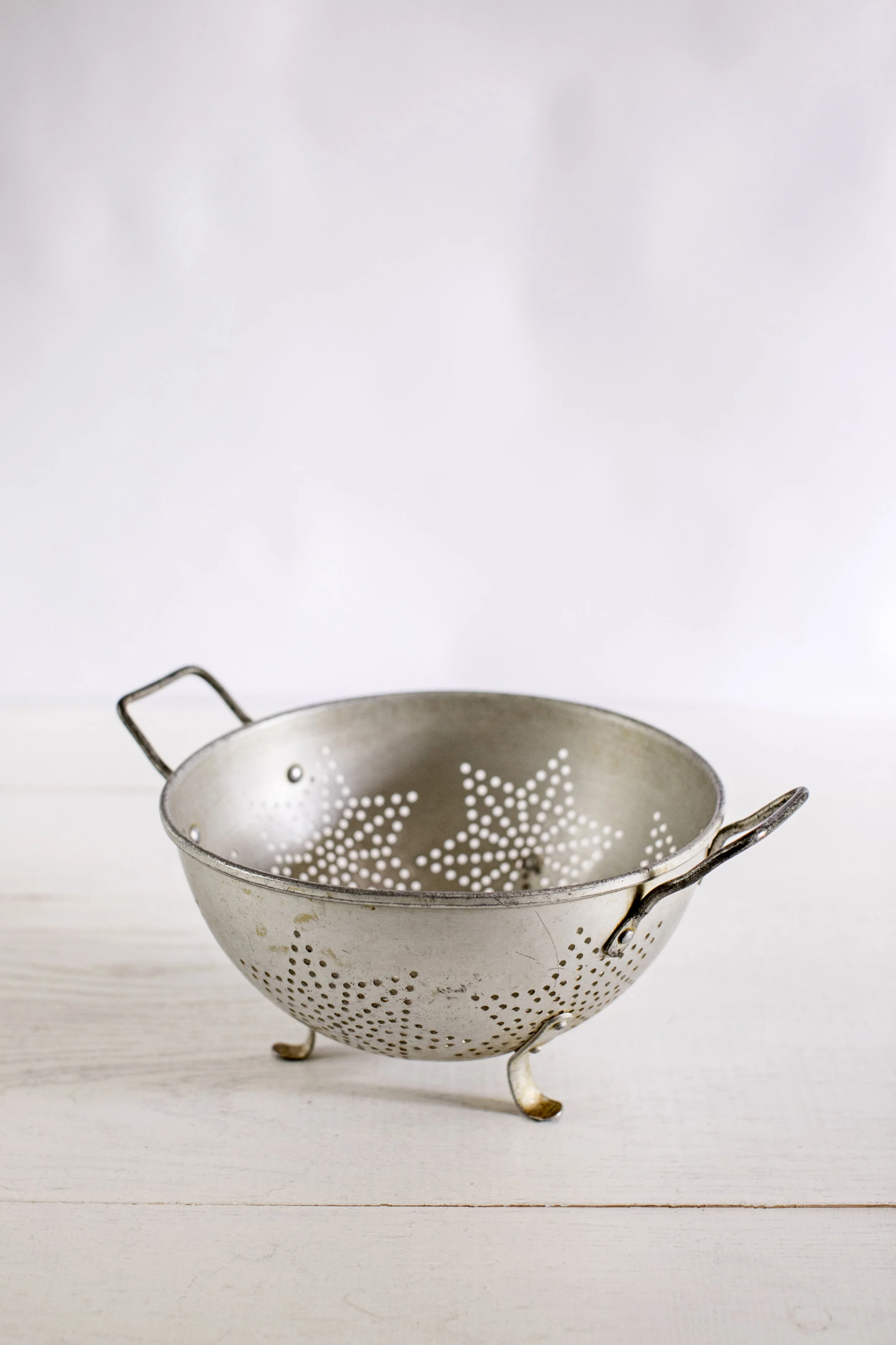 Vintage Tin Colander by heirloomed