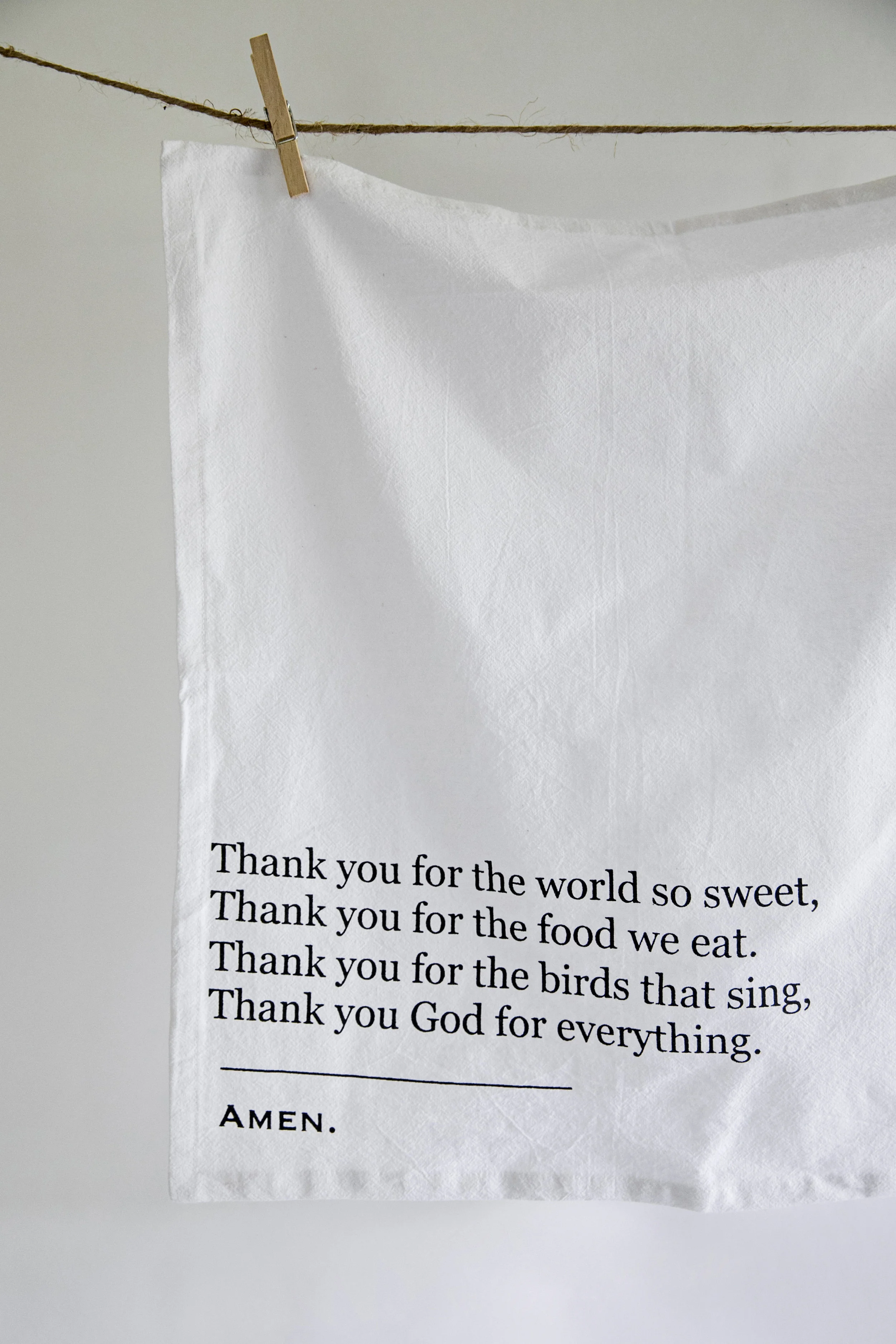 Simple Blessings Dinner Napkins (set of 4) — heirloomed linen aprons