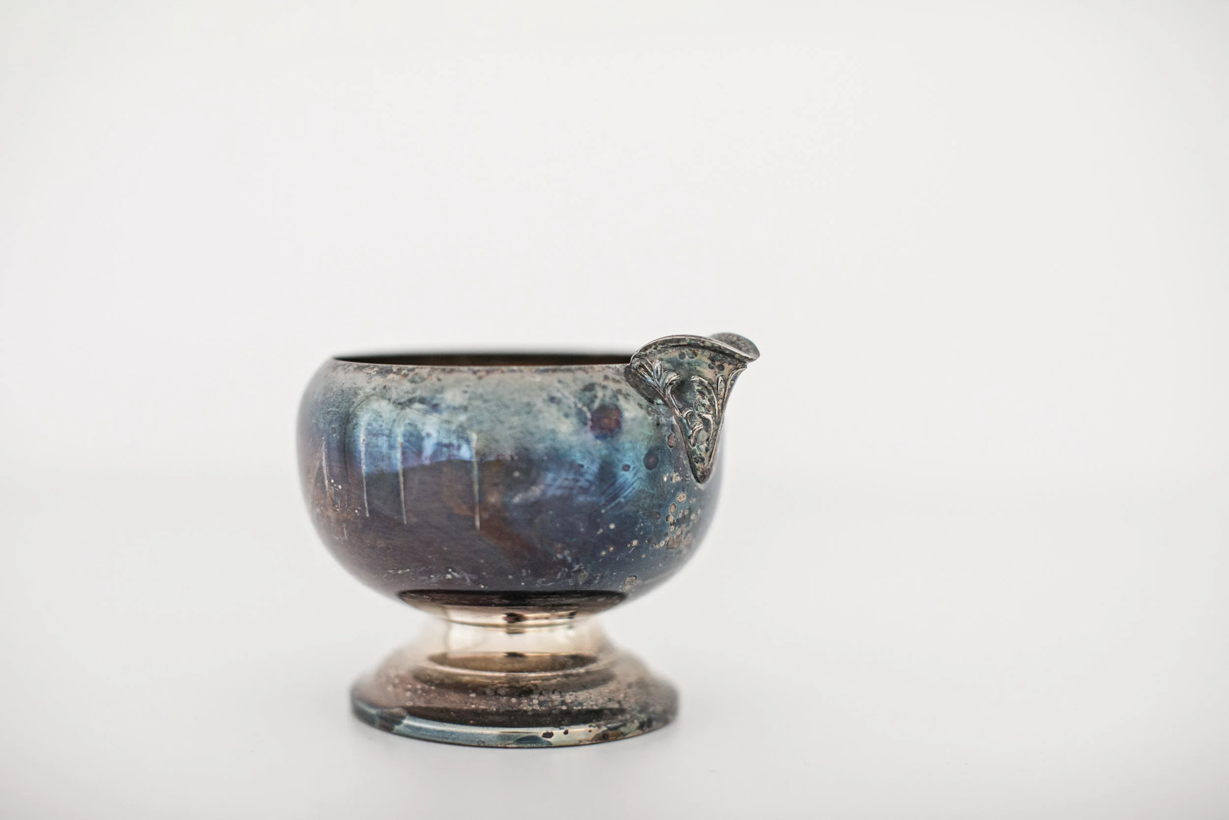 Vintage Metal Bowl by heirloomed