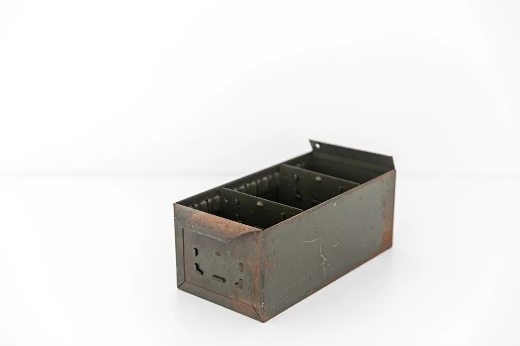 Vintage Metal Drawer by heirloomed