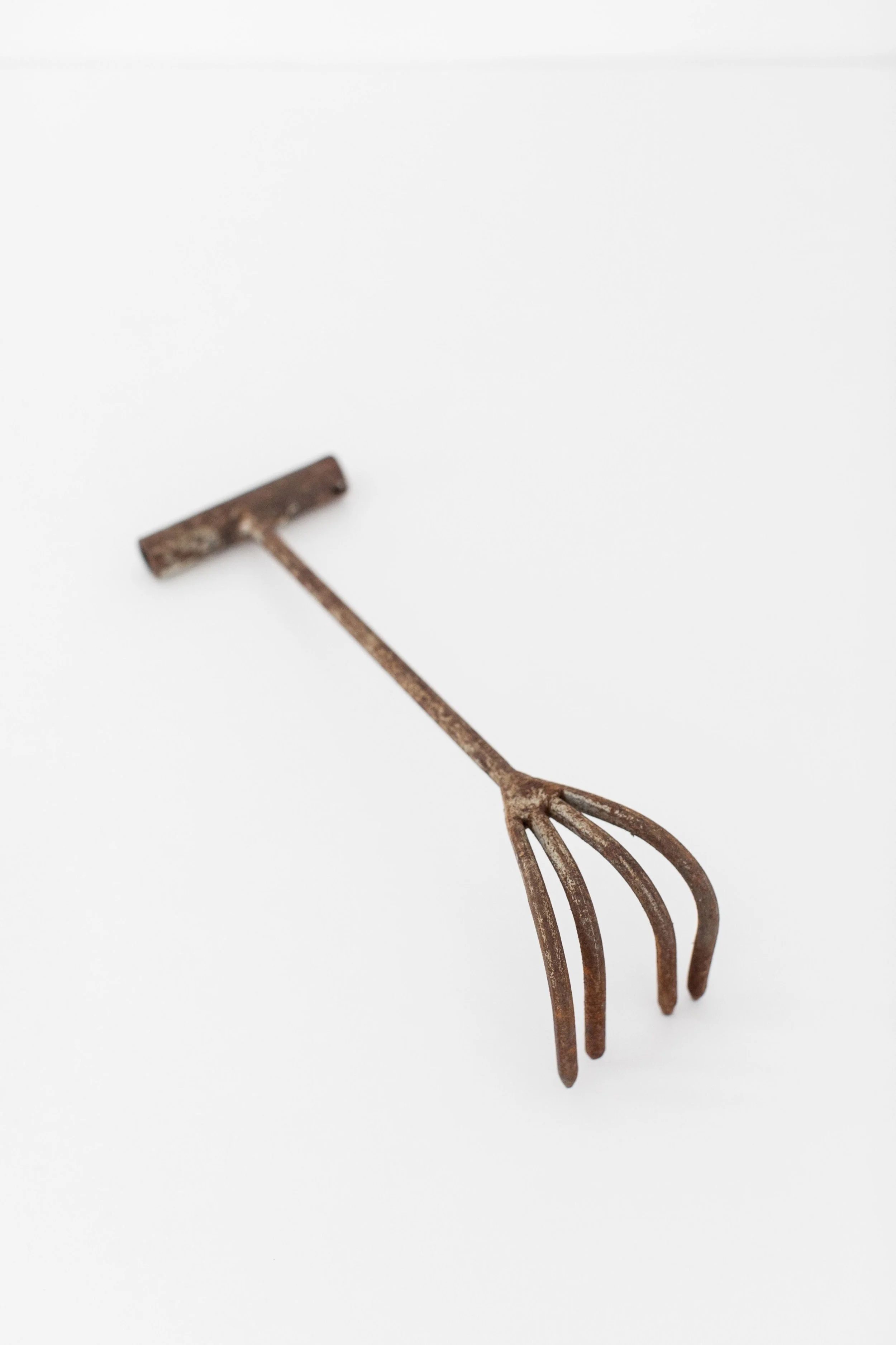 Vintage Handheld Garden Rake by heirloomed