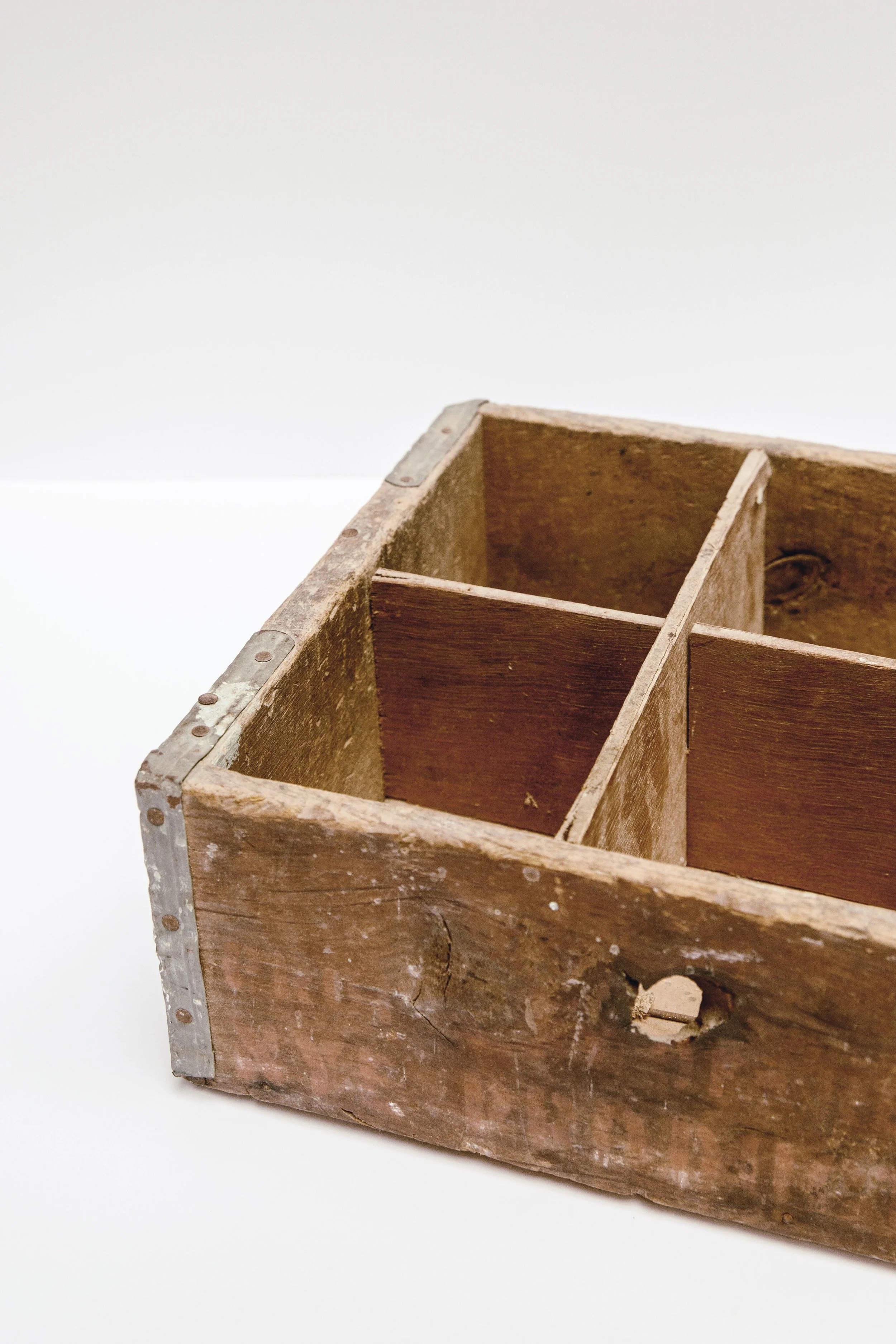 vintage wooden crate
