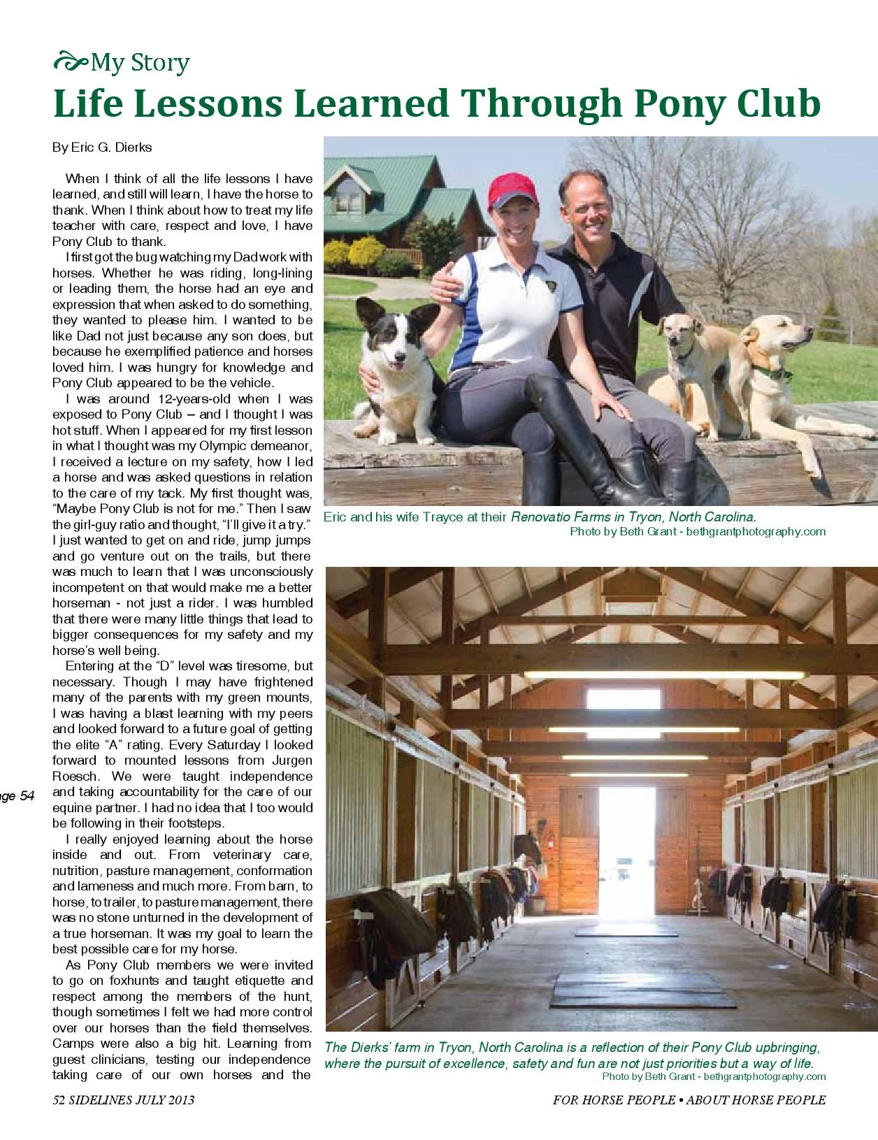 Life's Lessons Learned Through Pony Club