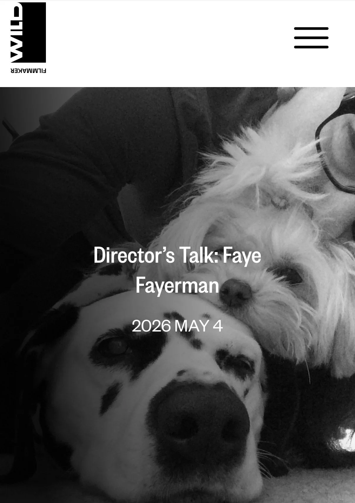 Wild Filmmaker: Director's Talk 