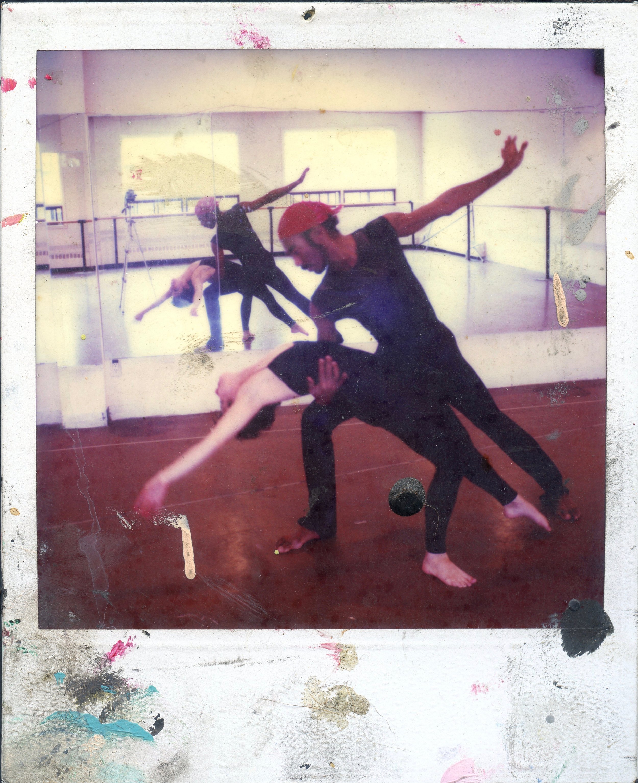 SX-70 POLAROID SERIES: REHEARSALS STUDY FOR TANGO PROJECT 2