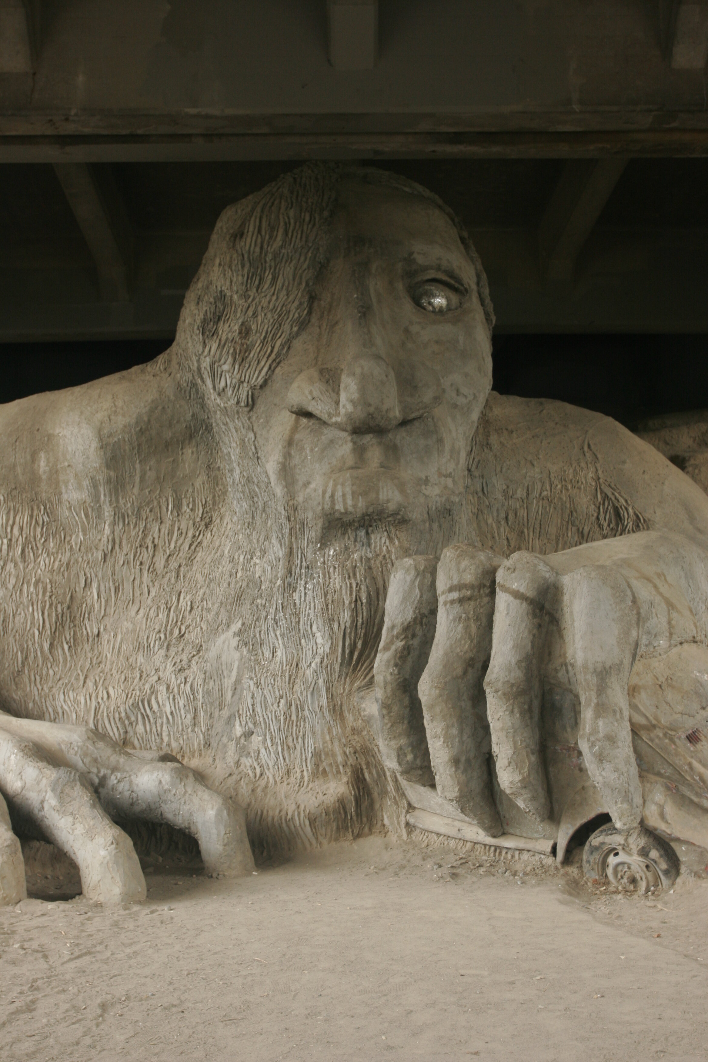 Fremont Troll under Highway 99 - Seattle, WA