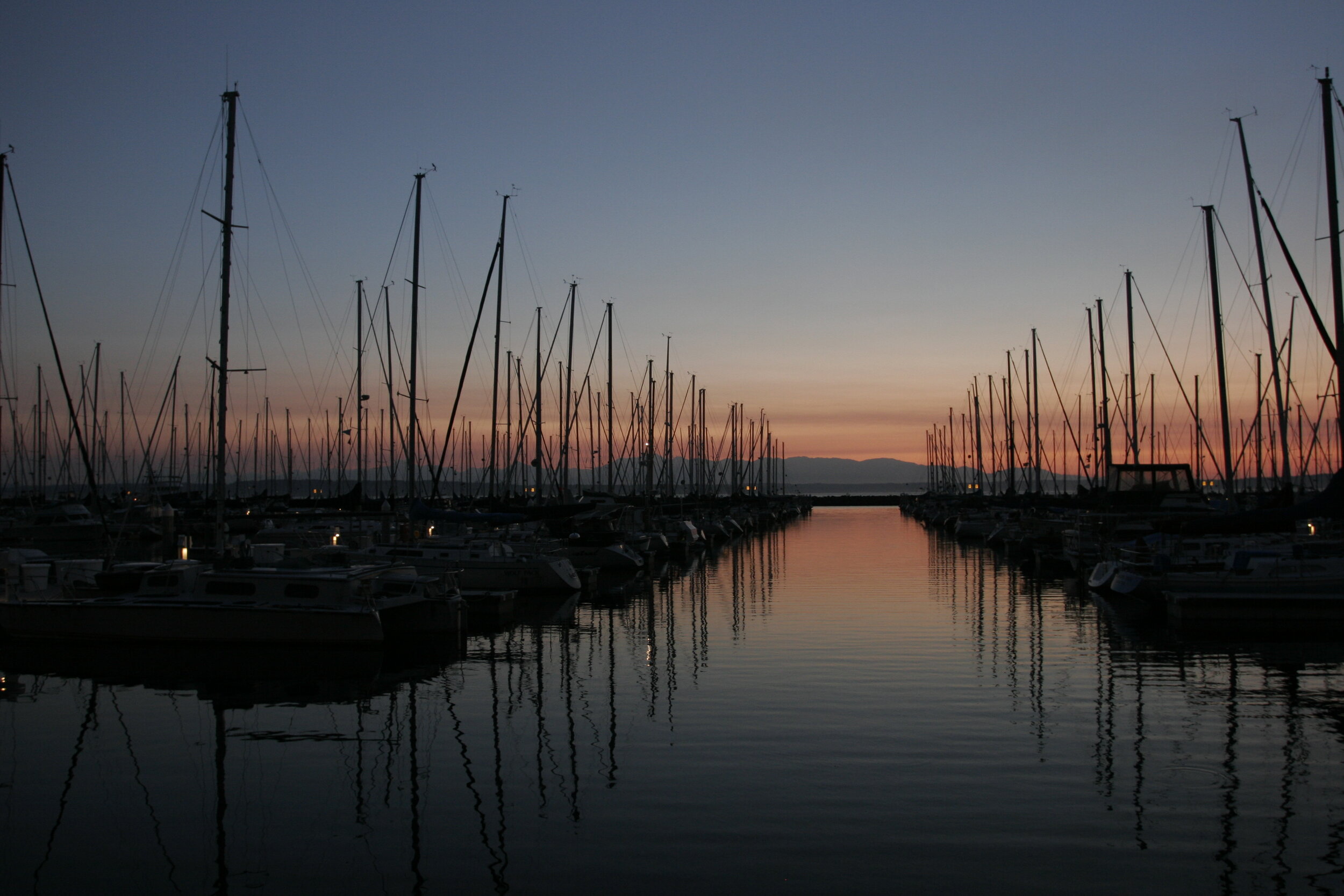 Golden Gardens Marina in Ballard neighborhood - Seattle