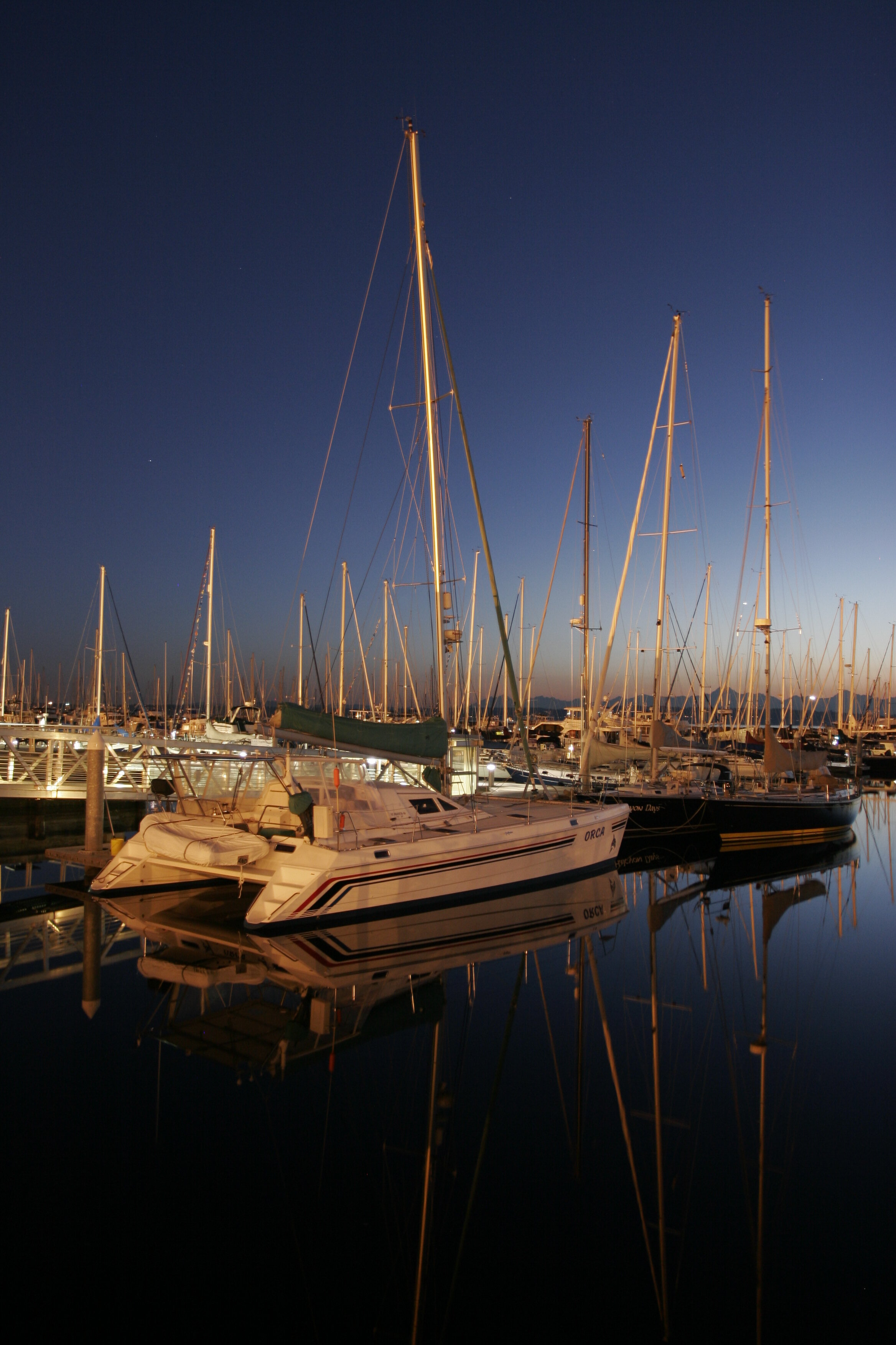 Golden Gardens Marina in Ballard neighborhood - Seattle