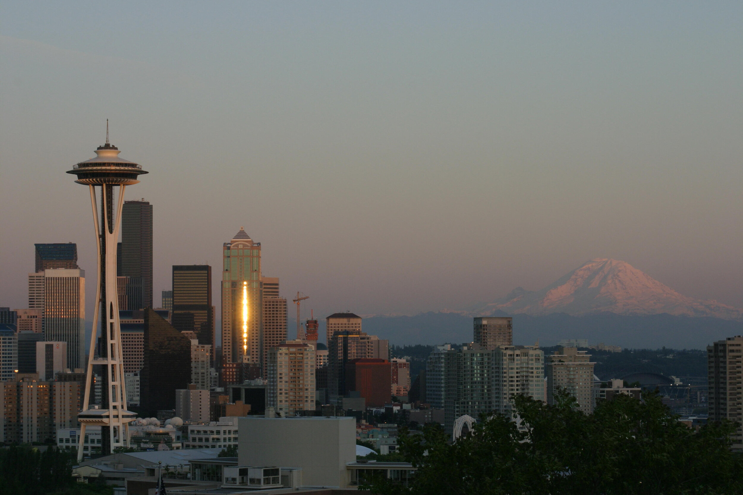 The View from Kerry Park in Queen Anne neighborhood - Seattle, WA