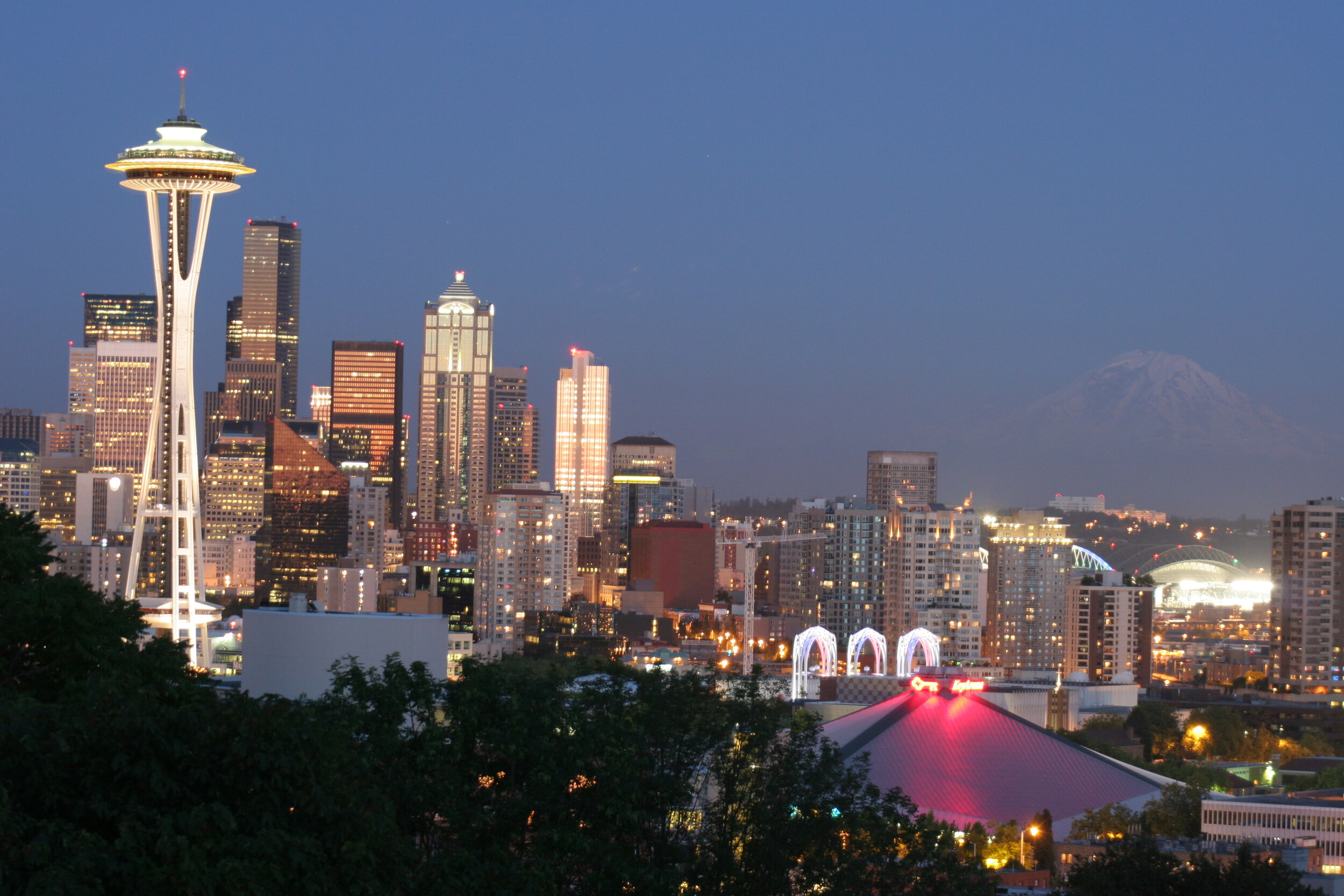 The View from Kerry Park in Queen Anne neighborhood - Seattle, WA