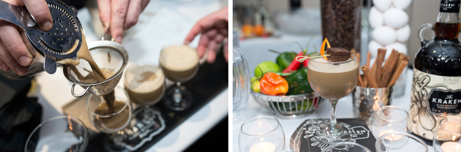 Black Sheep – Andrew Dunphy Once You go Black: The Kracken Black Spiced Rum, black drip syrup, mole poblano, egg, cinnamon spritz