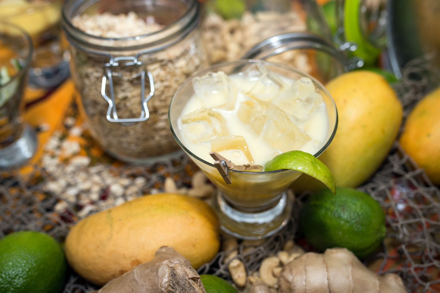Stubborn Goat Gastropub – Josh Jackman Ambika’s Seat: Fisherman’s Helper White Rum, oat and cashew syrup, mango juice, lime juice, ginger