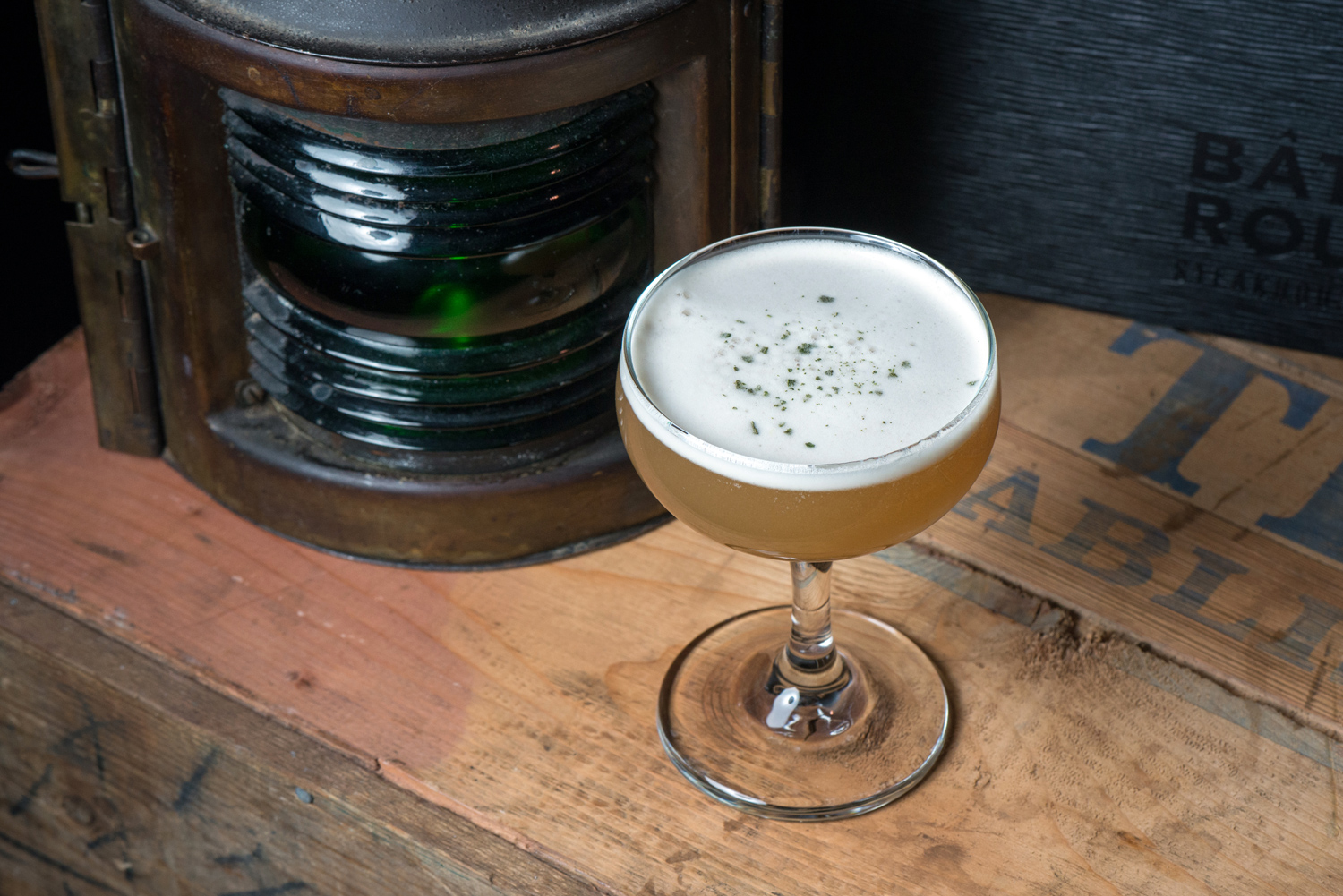 Baton Rouge – Matt Wowchuk Kentucky Caravan: Wild Turkey Bourbon, black peppercorn honey syrup, sage simple syrup, World Tea House Russian Caravan Tea, egg white, lemon juice