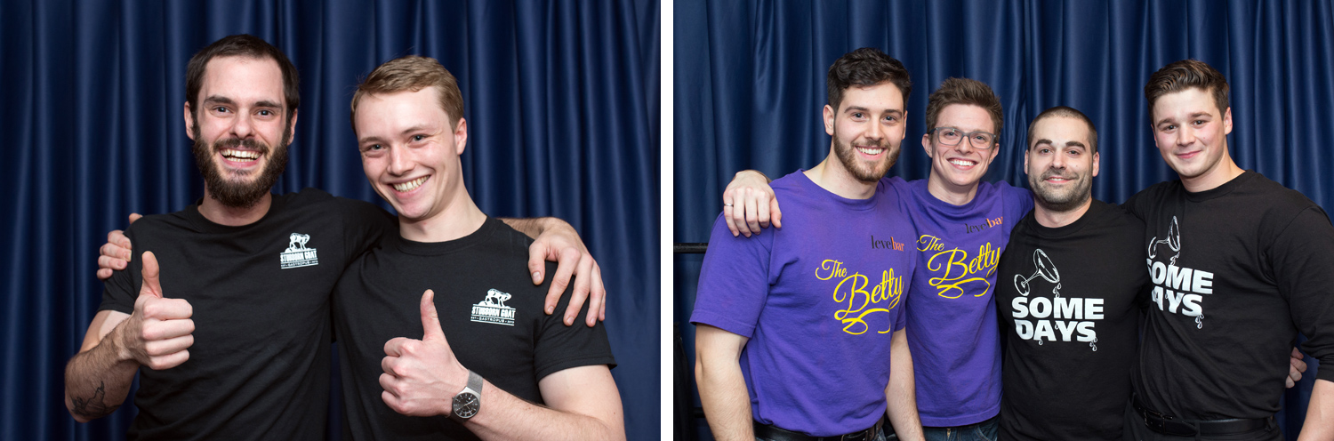1st place to Stubborn Goat with Josh Jackman, People's Choice to LevelBar with Adam Foley