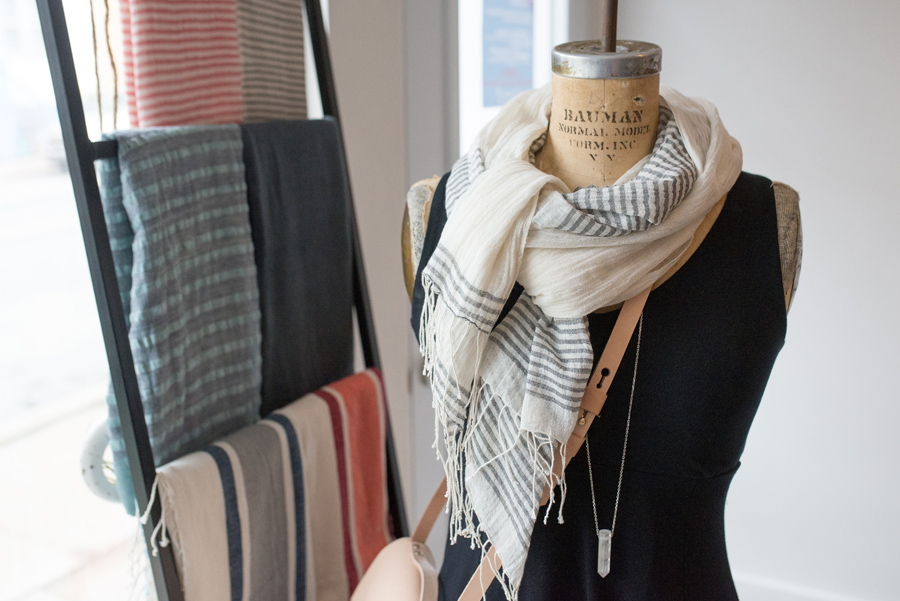 Brand new shop Sattva conscious life style boutique on Agricola Street started the day with a yoga class and celebrated Open City with a sale on clothing and accessories.