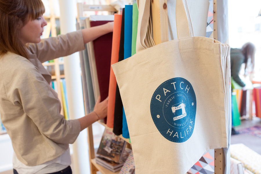 I visited Patch Halifax on Robie Street for the first time. So many beautiful colours and fabrics! Will have to try one of their sewing classes soon.