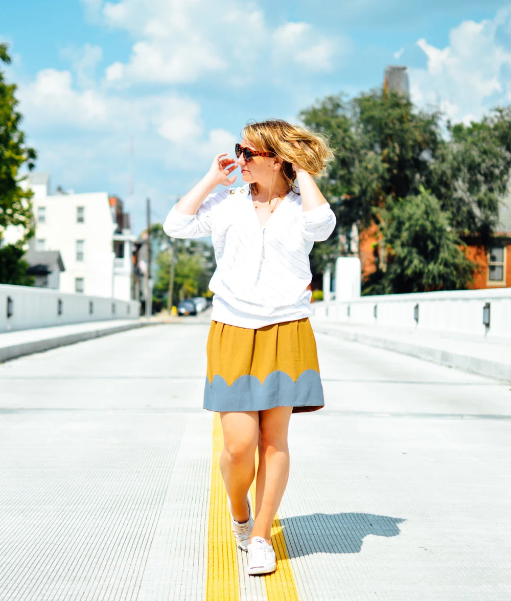 Late Summer Fashion: Skirt and Sweater