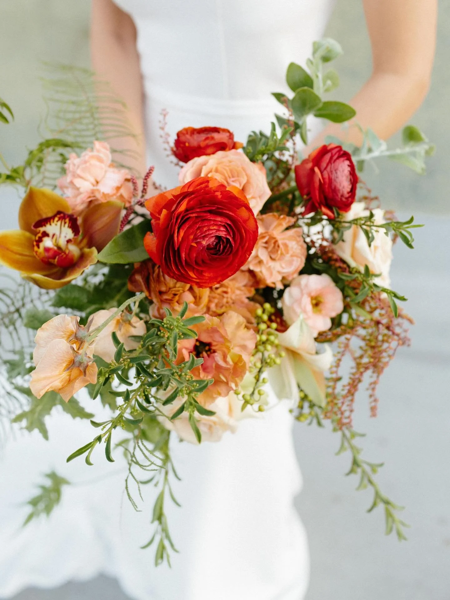 Warm hues, layered petals, and an effortless garden feel. Romantic, modern, and intentionally undone.

Your bouquet isn&rsquo;t an afterthought. It&rsquo;s one of the most personal pieces you&rsquo;ll carry all day. When we design, we consider everyt