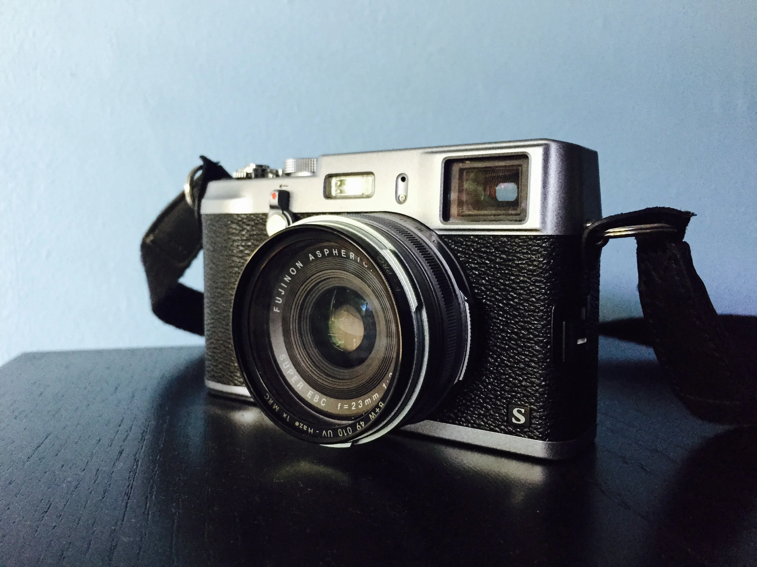 Shot of the Fuji X100s I used for this shoot. This photo was taken using only an iPhone 6.