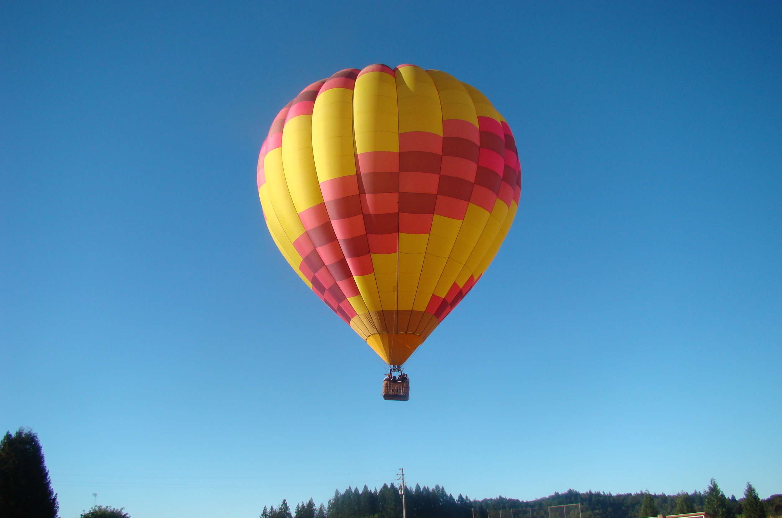  Hot air balloon ride in California. 