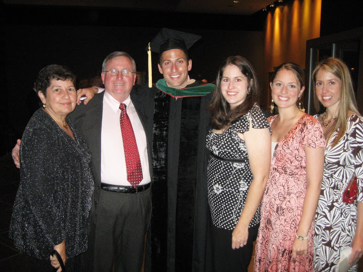  Rick and his family at graduation 
