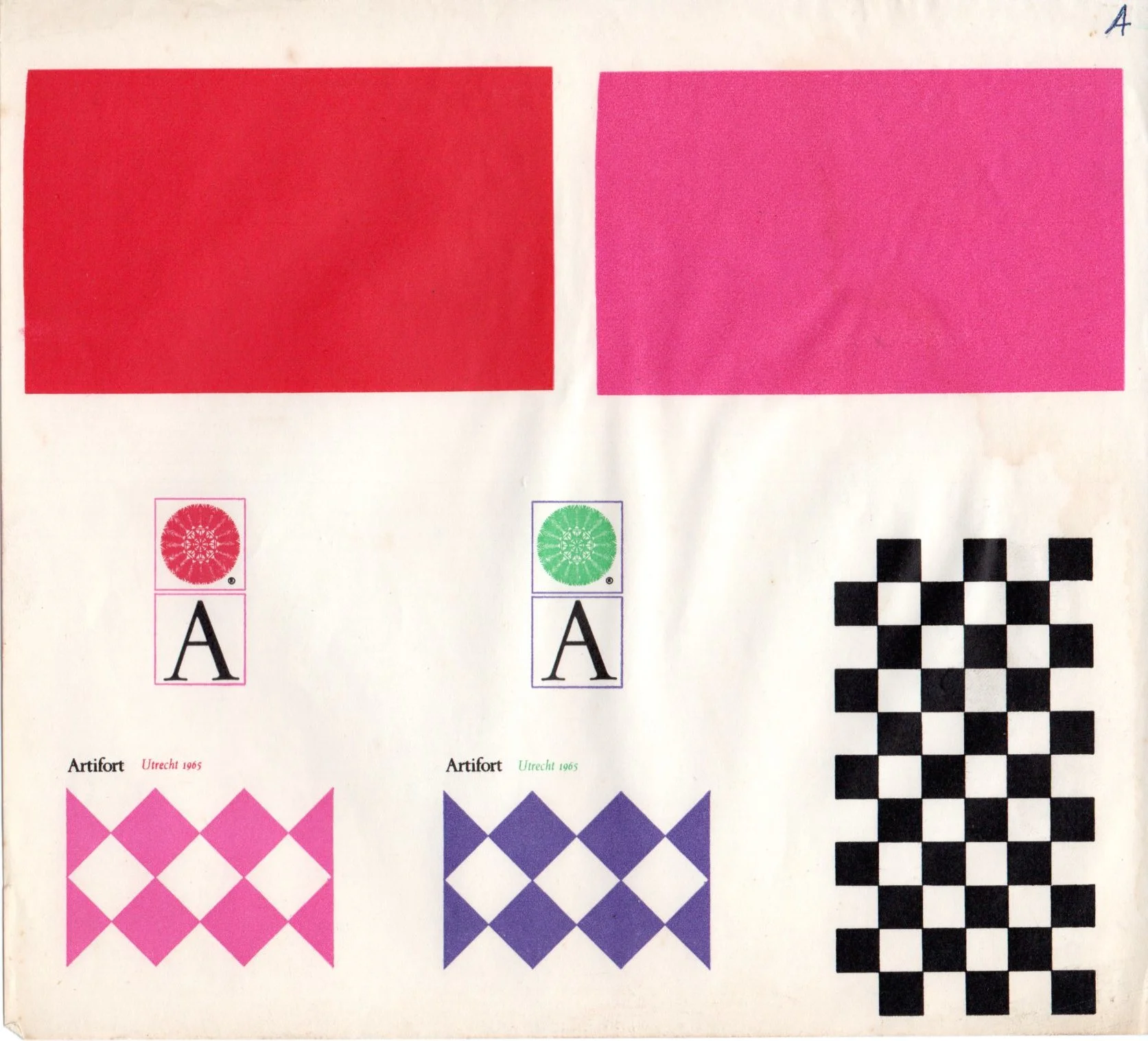 Matchbox design 1965 for the Artifort presentation at the Utrecht furniture show