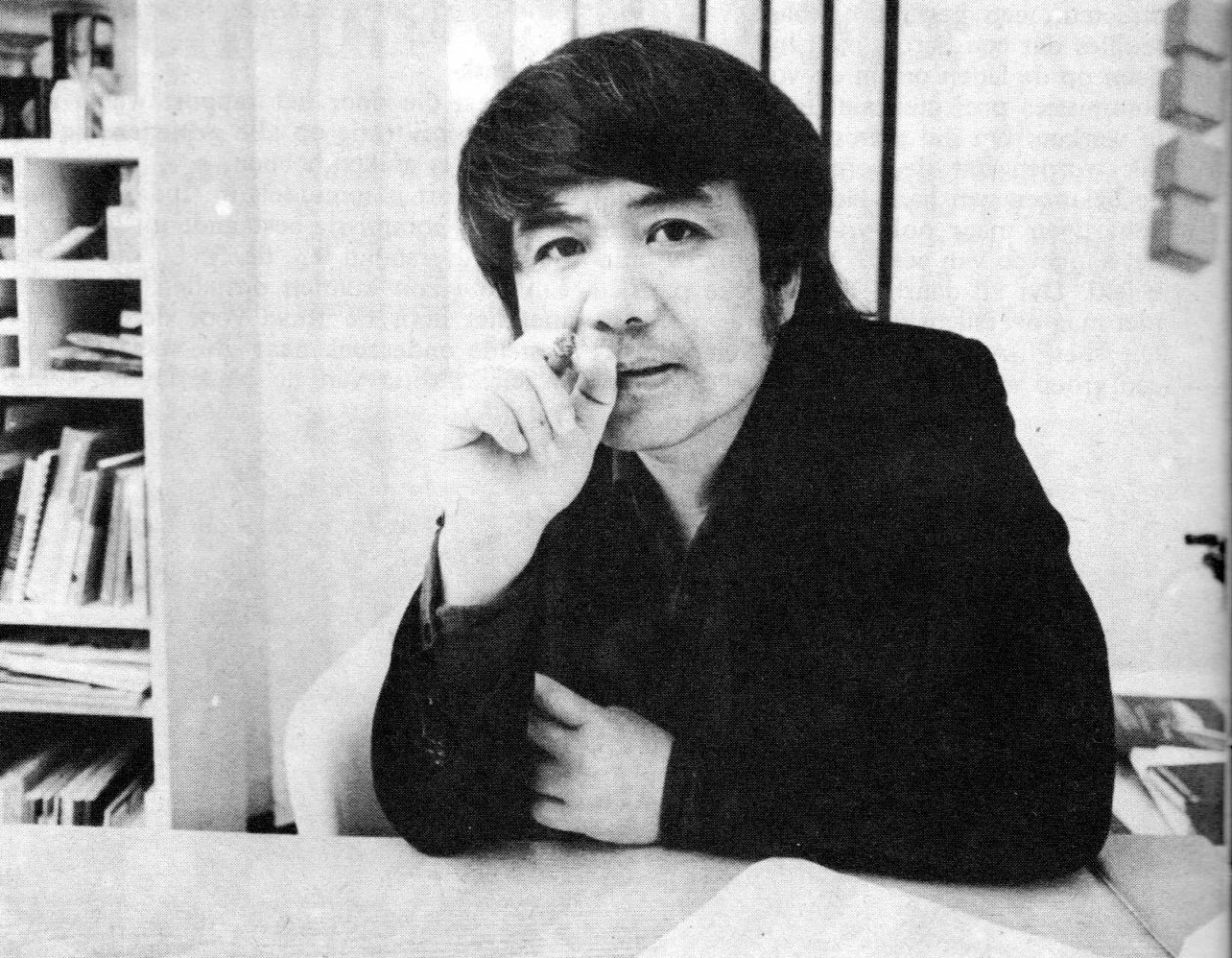 At his working room Amsterdam 1971 Photo X