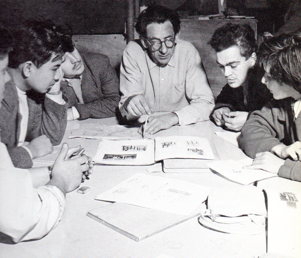 As a student with Johan Niegeman 1951