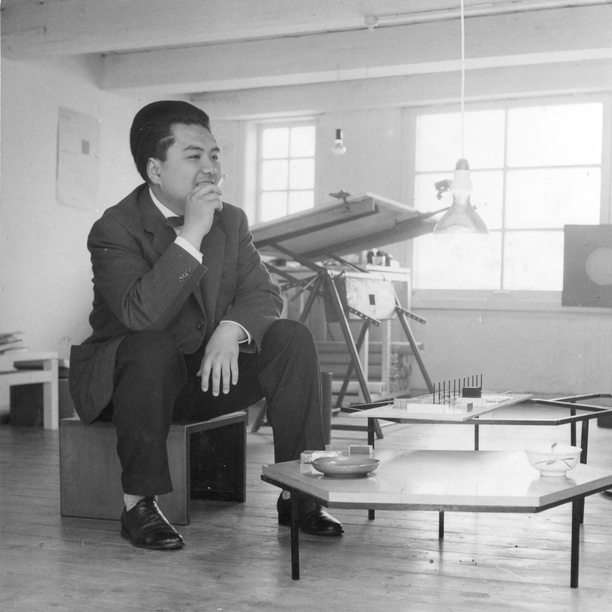 At his studio Warmoesstraat. Photo Lood van Bennekom