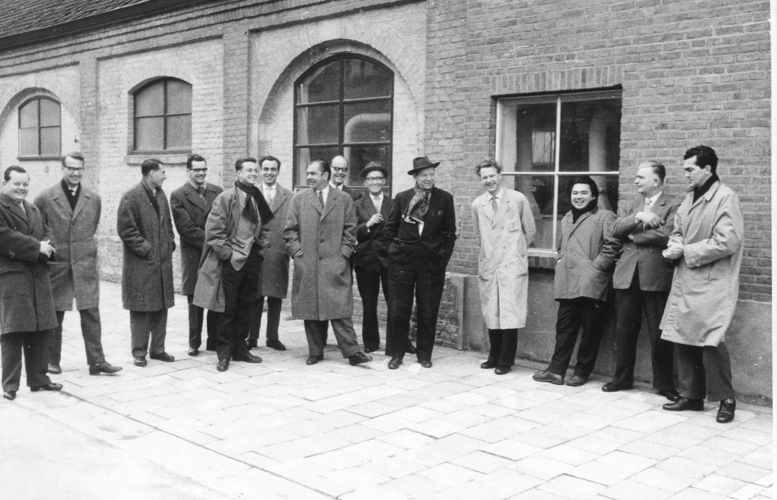 At Artifort. 5th from left CEO Harry Wagemans. Photo F. Lahaye