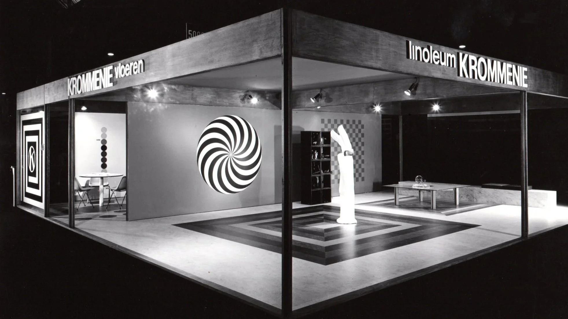 Linoleum Krommenie stand 1965